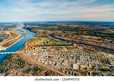 Aerial Image Of Fort McMurray, Alberta, Canada