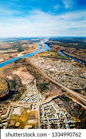 Aerial Image Of Fort McMurray, Alberta, Canada