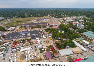 Aerial Image Of The Iowa State Fair USA