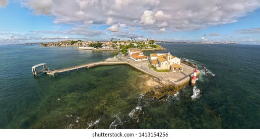 Aerial Image Ponta Do Humaita Lighthouse Stock Photo 1413154256 ...