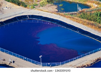 Aerial Image Of Tar Sands Oil Refinery, Alberta, Canada