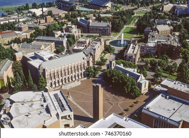 Aerial Image Of The University Of Washington, Washington, USA