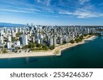 Aerial image of Vancouver, British Columbia, Canada