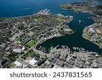 Aerial image of Victoria, British Columbia, Canada