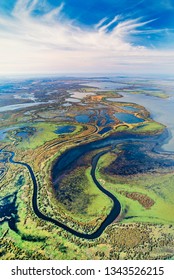 Aerial Image Of Wood Buffalo National Park, Alberta, Canada