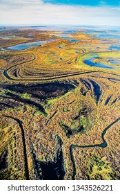 Aerial Image Of Wood Buffalo National Park, Alberta, Canada