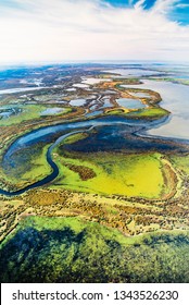 Aerial Image Of Wood Buffalo National Park, Alberta, Canada