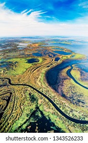 Aerial Image Of Wood Buffalo National Park, Alberta, Canada