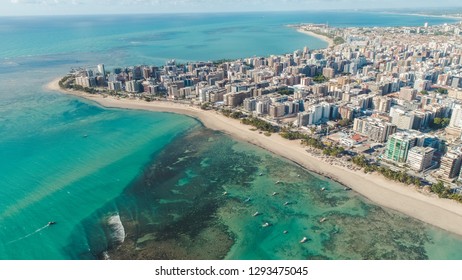 Aerial Images Of The Beach Of Maceió Alagoas