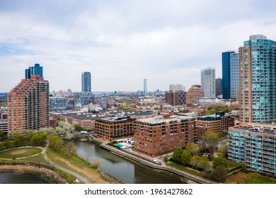 Aerial Of Jersey City New Jersey 