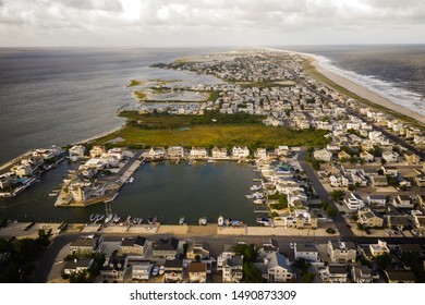 Aerial of Long Beach Island New Jersey