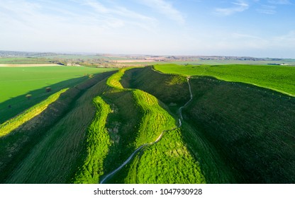 Aerial - Maiden Castle, Dorset