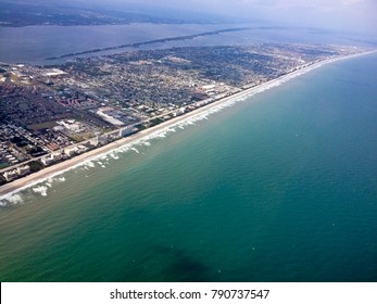 Aerial Of Melbourne Beach Florida