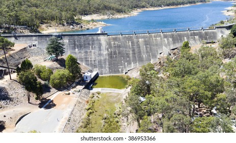 Aerial Of Mundaring Weir