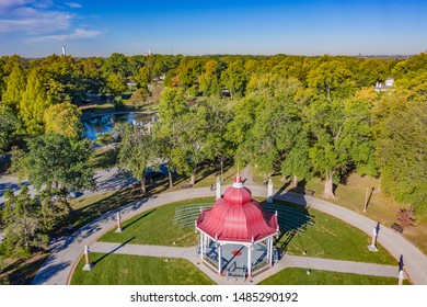 Aerial Of Music Stand In St. Louis Park