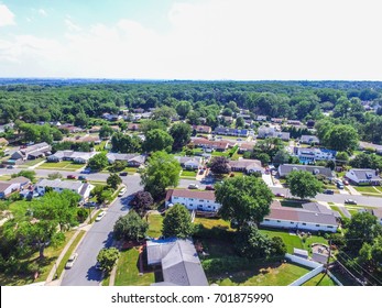 Aerial Of A Neighborhood In Parkville In Baltimore County, Maryland