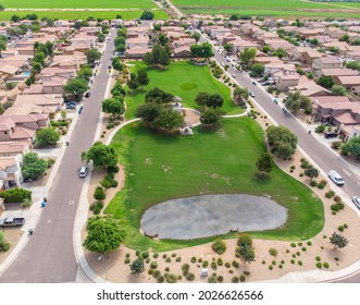 Aerial Neighborhood In Phoenix Arizona