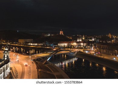 Aerial Night View Vilnius Old Town Stock Photo 1553783864 | Shutterstock