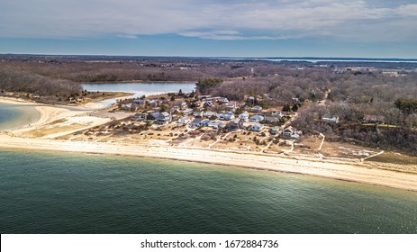 Aerial North Shore Long Island