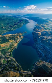 Aerial Of The Okanagan, BC, Canada