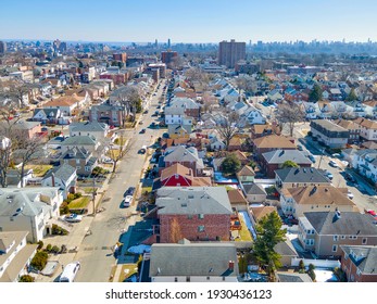 Aerial of Palisades Park New Jersey - Shutterstock ID 1930436123