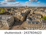 Aerial panorama of Cambridge, UK

