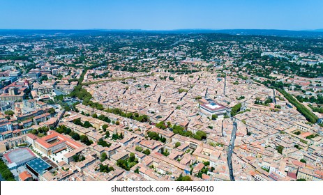 Aerial Photo Of Aix En Provence City In Bouches Du Rhone, France