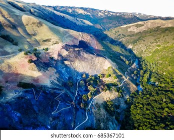 Aerial Photo Of Alum Rock Park In San Jose California