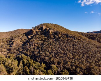 Aerial Photo Of Australian Bush-land Hill Near Sofala