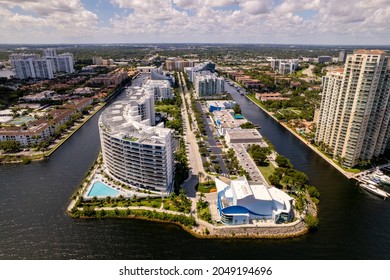 Aerial Photo Aventura FL USA