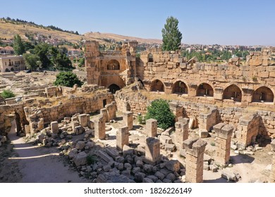 Aerial Photo Baalbak Roman Castle Lebanon Stock Photo 1826226149 ...