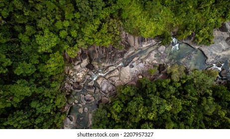 Aerial photo of Babinda Boulders - Shutterstock ID 2207957327