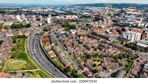 Aerial Photo Of Belfast Cityscape Northern Ireland