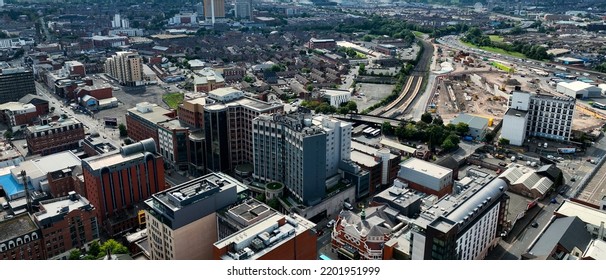 Aerial Photo Of Belfast Cityscape Northern Ireland 09-09-22