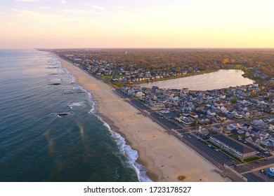 Aerial Photo Of Belmar Beach, NJ