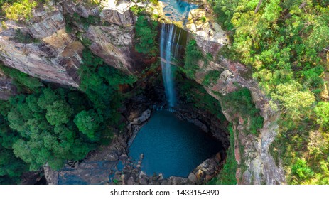 Aerial Photo Of Belmore Falls Waterfall In Morton National Park, NSW 