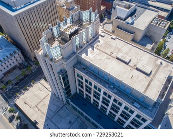 Aerial Photo Of A Building In Raleigh, NC.