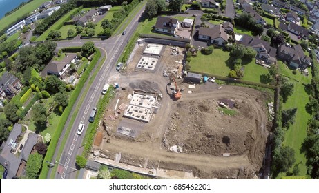 Aerial Photo Of Building Site Northern Ireland