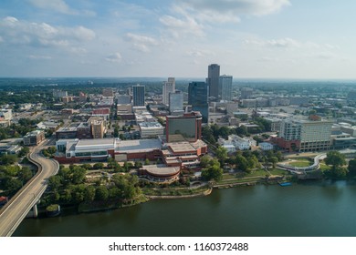 Aerial Photo Downtown Little Rock AK USA