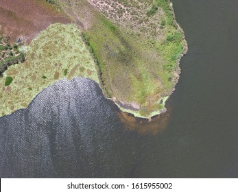 Aerial Photo Of Green African Jungle With Water