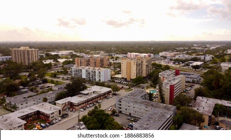 Aerial Photo Housing Apartments North Miami FL USA