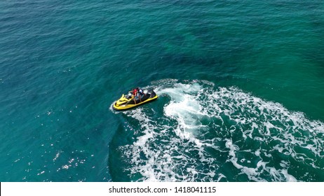 Aerial Photo Jet Ski Child Teacher Stock Photo 1418041115 | Shutterstock