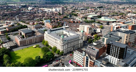 Aerial Photo Of John Bell House Campus Accommodation Belfast City Northern Ireland 08-08-22