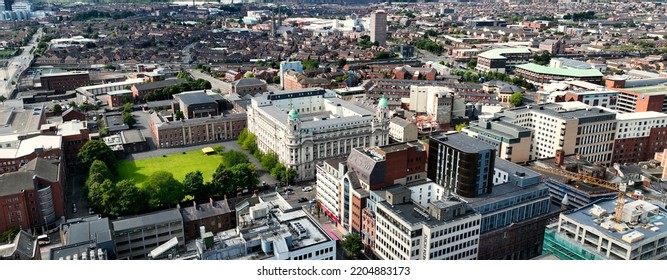 Aerial Photo Of John Bell House Campus Accommodation Belfast City Northern Ireland 09-09-22