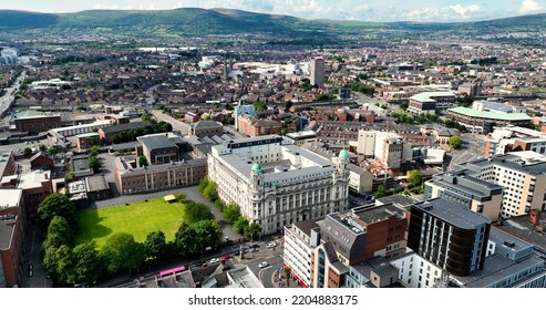 Aerial Photo Of John Bell House Campus Accommodation Belfast City Northern Ireland 09-09-22