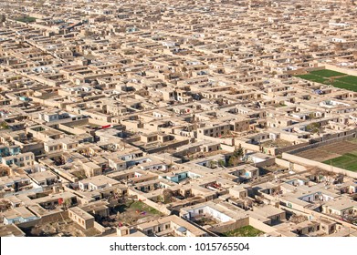 Aerial Photo Of Kabul Afghanistan Of The City Center And Surroundings