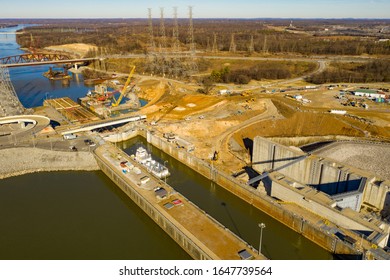 Aerial Photo Of The Kentucky Dam