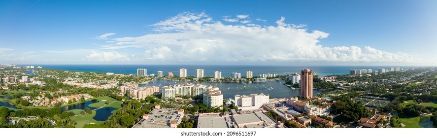 Aerial Photo Lake Boca Raton FL