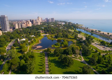 Aerial Photo Of The Lincoln Park Zoo Chicago IL, USA