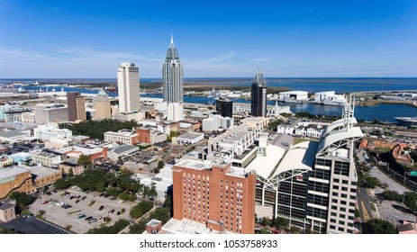 Aerial Photo Of Mobile, Alabama